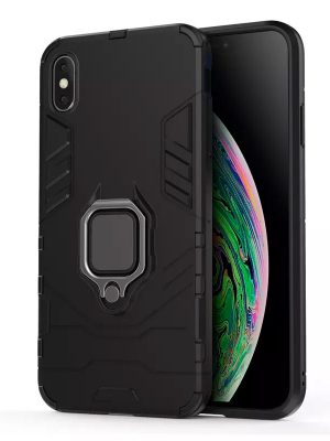 oneo ARMOUR Grip iPhone XS Max Protective Case - Black