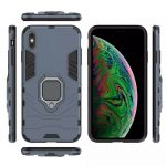 oneo ARMOUR Grip iPhone XS Max Protective Case - Navy Blue