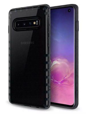 oneo VISION Samsung Galaxy S10 Transparent Case - Dark Grey