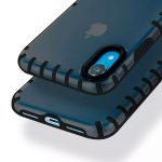 oneo VISION iPhone XR Transparent Case - Dark Grey